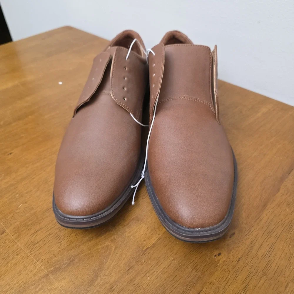 Men's Leo Oxford Dress Shoes - Goodfellow & Co Brown 11.5 Need Laces‎